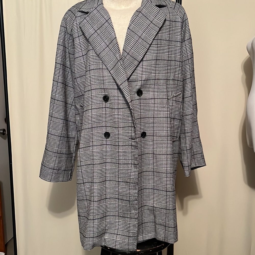 Suzanne Betro Double Breasted Coat Dress